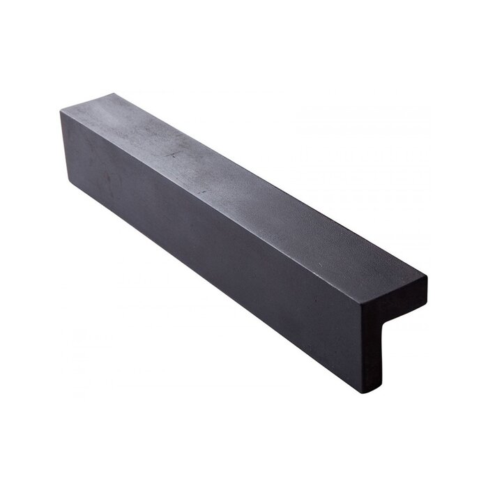 HALCO HALCÖ L-shaped furniture handle ISCHGL/LECH - black steel
