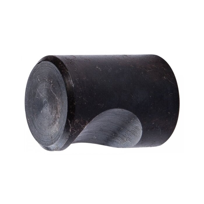 HALCO HALCÖ round furniture knob Zermatt/Fügen/Sölden/Davos/Tux - Black steel