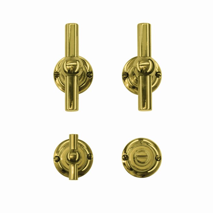 HDD Door handles Petra T+T - gold unvarnished