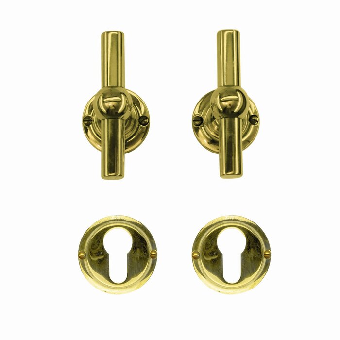 HDD Door handles Petra T+T - gold unvarnished