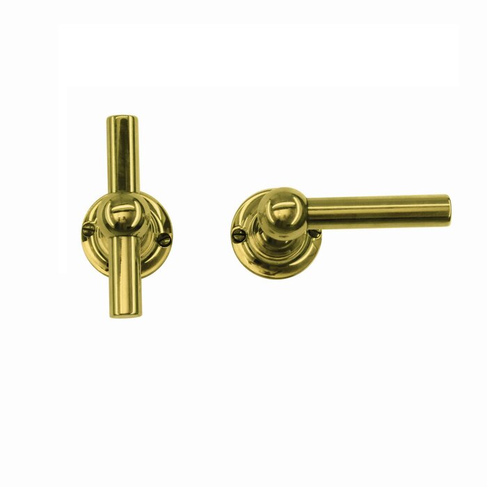 HDD Door handles Petra T+L - gold unvarnished