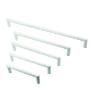 HDD Poignées de meuble blanches "URG" Ø12 modèle U