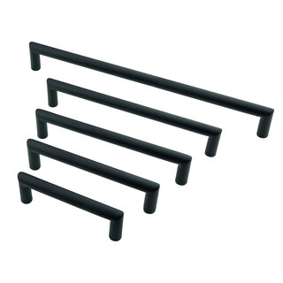 HDD Poignées de meuble noires "URG" Ø12 modèle U