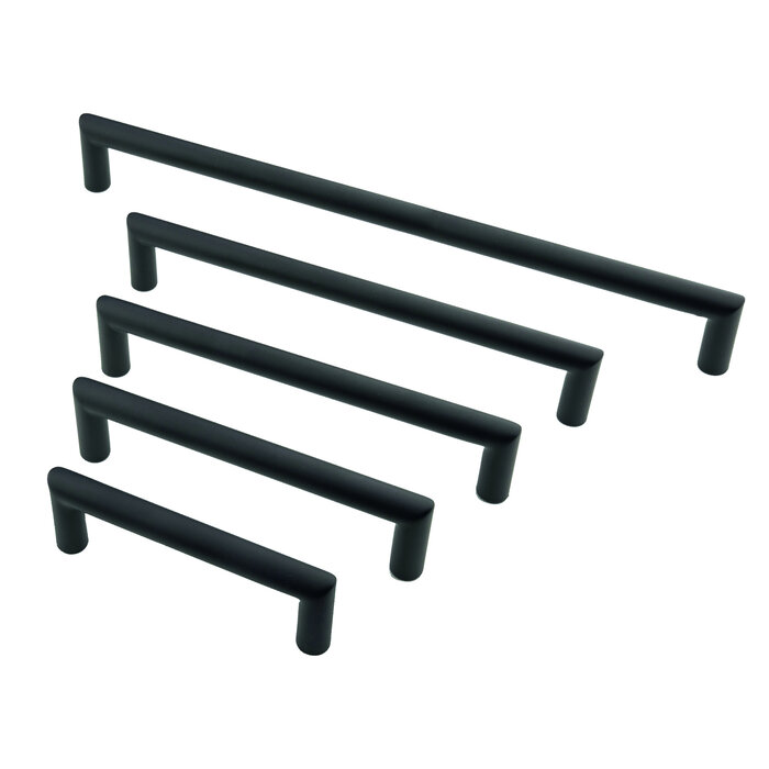 HDD Furniture handles "URG" Ø12 U-model - Black