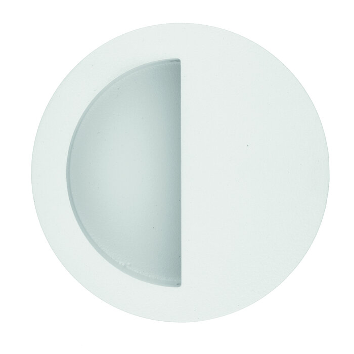 HDD Encapsulating shell large round blind - White with structure