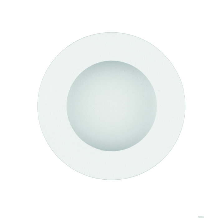 HDD Petite coque ronde pour abri de jardin - Blanc avec structure