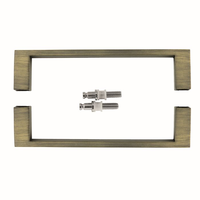 HDD HDD Deurgreep COSMIC 20/200 - mat brons - paar voor glas