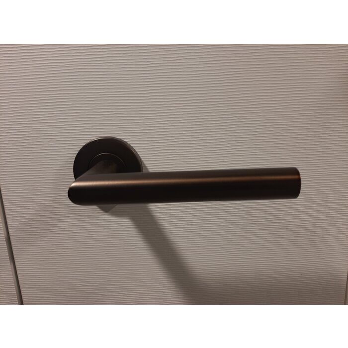 HDD Door handles I -SHAPE 19mm - new bronze - Class 3