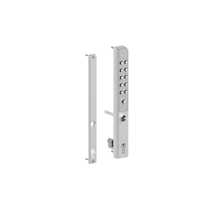 LOCINOX Serrure à code simple face Locinox VITA pour serrures à mortaiser mécaniques VITA-VSZ-1- Argent