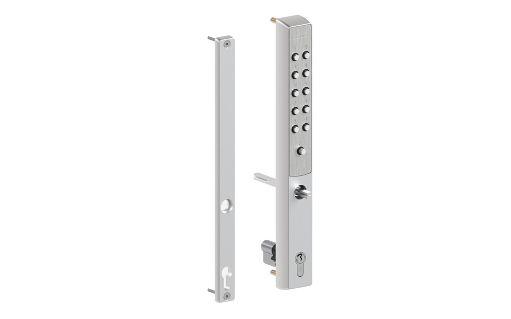 Enkelzijdig locinox codeslot VITA voor insteek sloten mechanisch  VITA-VSZ-1- Zilver