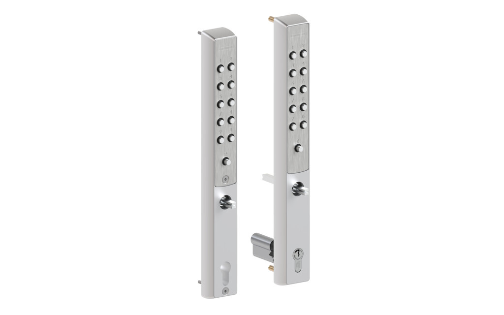 Dubbelzijdig locinox codeslot VITA voor insteek sloten mechanisch VITA-VSZ-2- Zilver