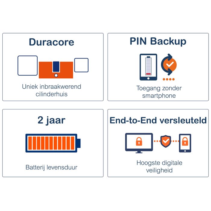 BOLD Bold smart cylinder SX33 Elite - skg3 approved - Brass