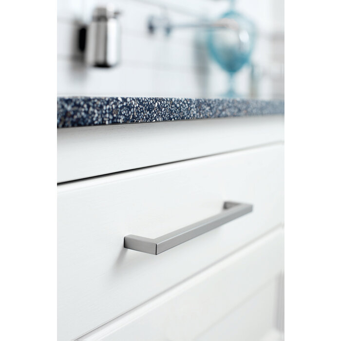 Furnipart Furnipart furniture handles SQUARE 10x10 mm square - stainless steel look