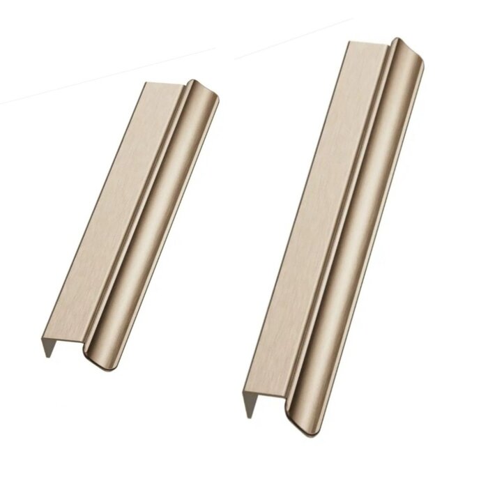 Furnipart Poignée d'angle Furnipart VOLET - Laiton brossé