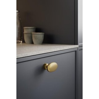 Furnipart Ovale meubelknop BARON T - Donker goud