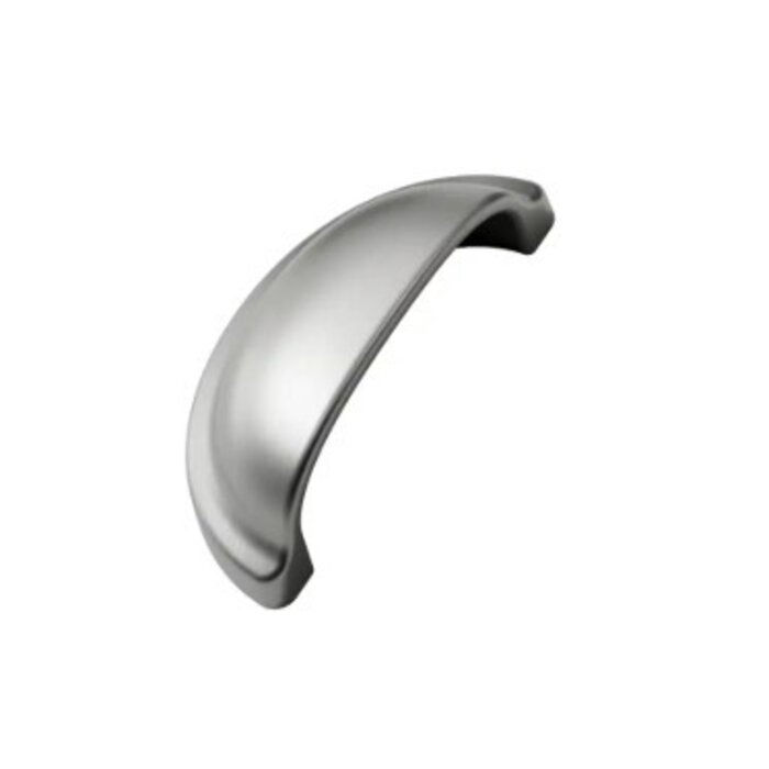 Furnipart Furnipart Muschel-Möbelgriff BARON H - Edelstahloptik