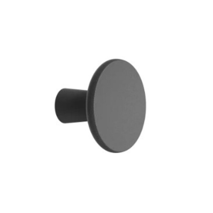 Furnipart Bouton de meuble TERRA noir mat Ø37 mm