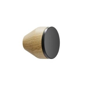 Furnipart Bouton de meuble MELURA - Chêne blanc / noir mat