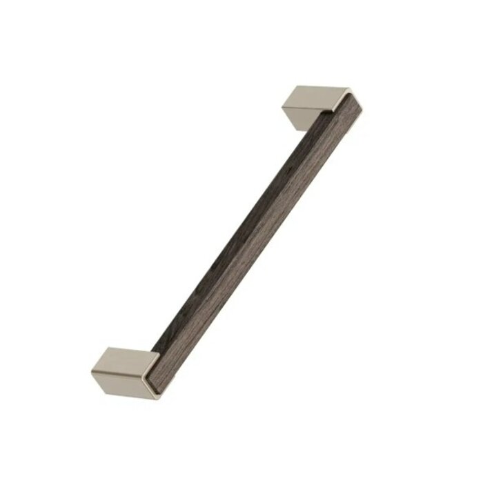 Furnipart Furnipart Meubelgreep SEGMENT H - Donkere eik / geborsteld messing