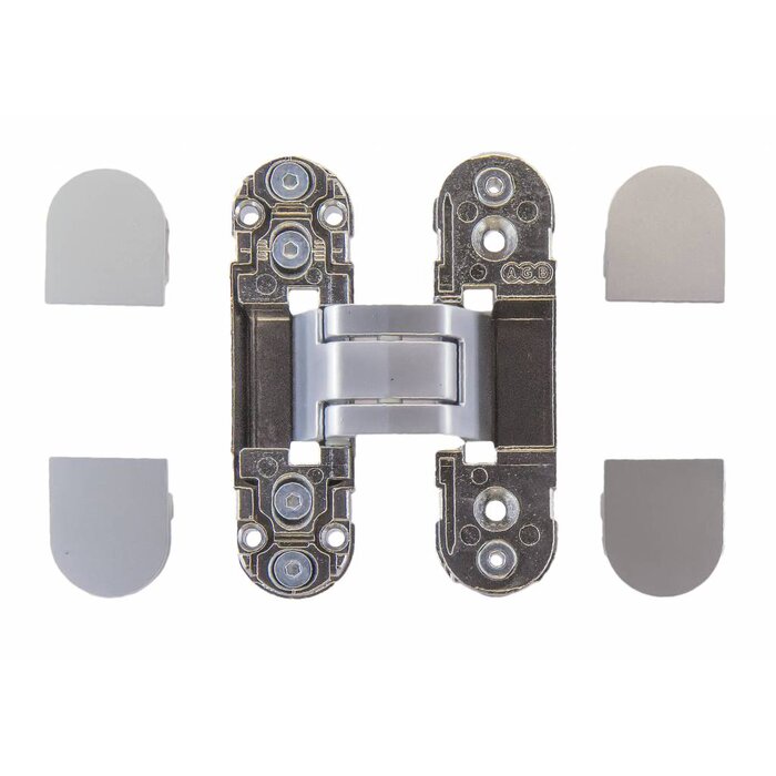 AGB Onzichtbaar 3D scharnier AGB eclipse 2.2 - RVS