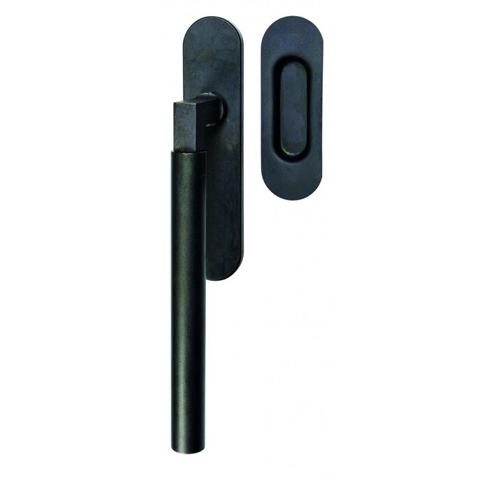 HALCO HALCÖ lift and slide door handle with sliding door handle ZERMATT - Black steel
