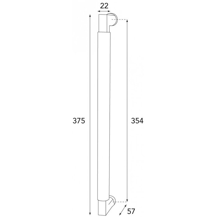 HALCO Poignée de porte HALCÖ ZERMATT - Acier noir