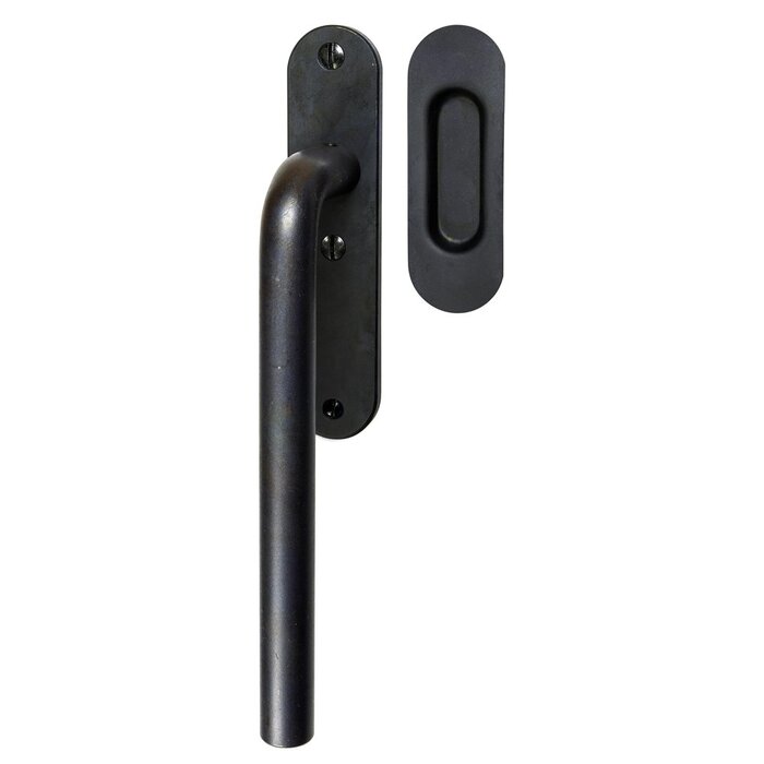 HALCO HALCÖ lift and slide door handle with sliding door handle SÖLDEN - Black steel