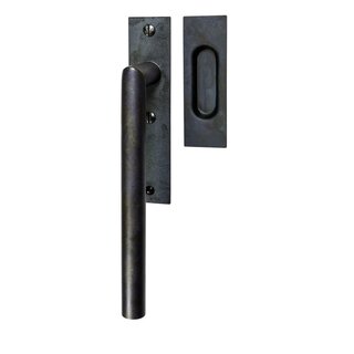 HALCO HALCÖ sliding door handle with sliding door bowl DAVOS - Black steel