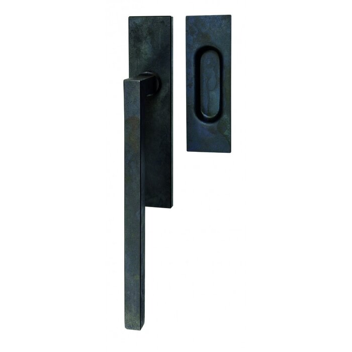 HALCO HALCÖ lift and slide door handle with sliding door handle FISS - Black steel