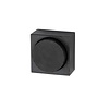 HALCO HALCÖ square door stops wall mounted - Black steel