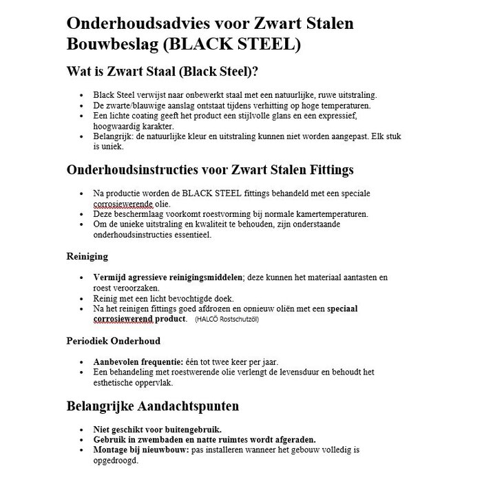 HALCO HALCÖ geschlossener Kleiderbügel - Schwarzer Stahl