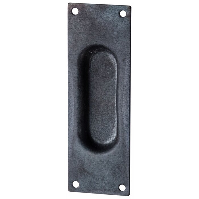 HALCO Poignée de porte coulissante HALCÖ visible vissée - Acier noir