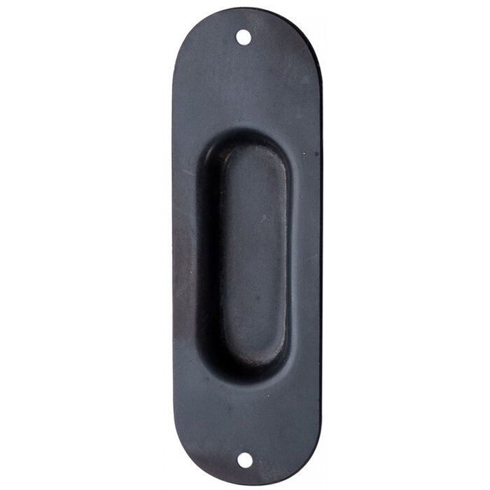 HALCO HALCÖ sliding door handle visible screwed - Black steel
