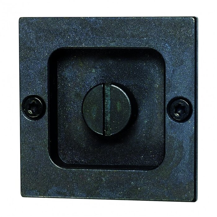 HALCO HALCÖ Schiebetürgriff 65x65mm - Schwarzer Stahl