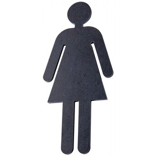 HALCO HALCÖ pictogram damestoilet - Zwart staal