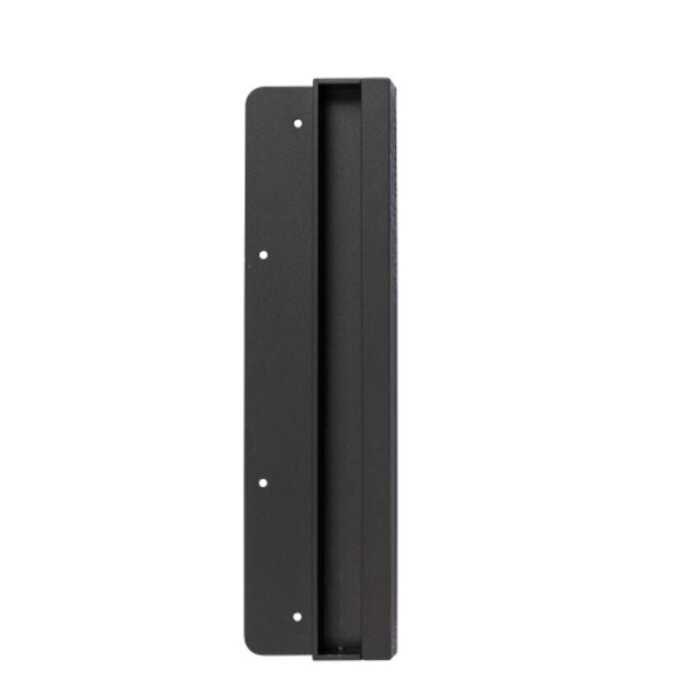 HALCO Poignée de porte coulissante HALCÖ 150 mm à visser sur le fût - Acier noir
