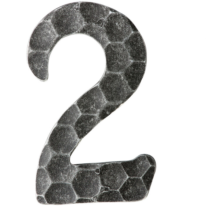 HALCO HALCÖ House numbers rustic +/- 120mm high - Wrought iron patinated
