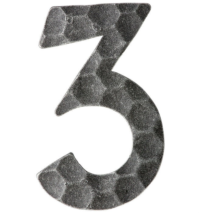 HALCO HALCÖ House numbers rustic +/- 120mm high - Wrought iron patinated