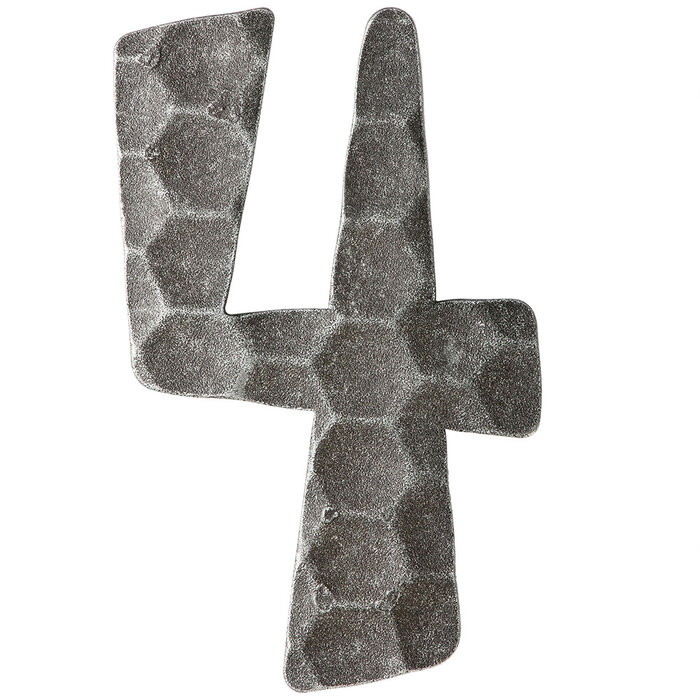 HALCO HALCÖ House numbers rustic +/- 120mm high - Wrought iron patinated