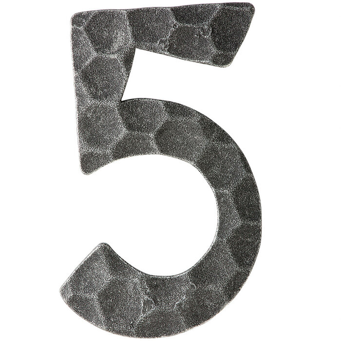 HALCO HALCÖ House numbers rustic +/- 120mm high - Wrought iron patinated