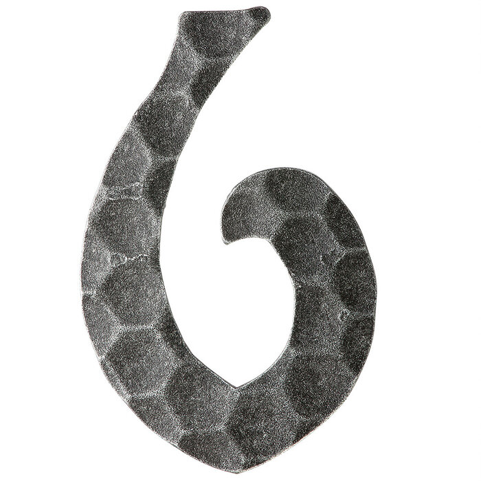 HALCO HALCÖ House numbers rustic +/- 120mm high - Wrought iron patinated