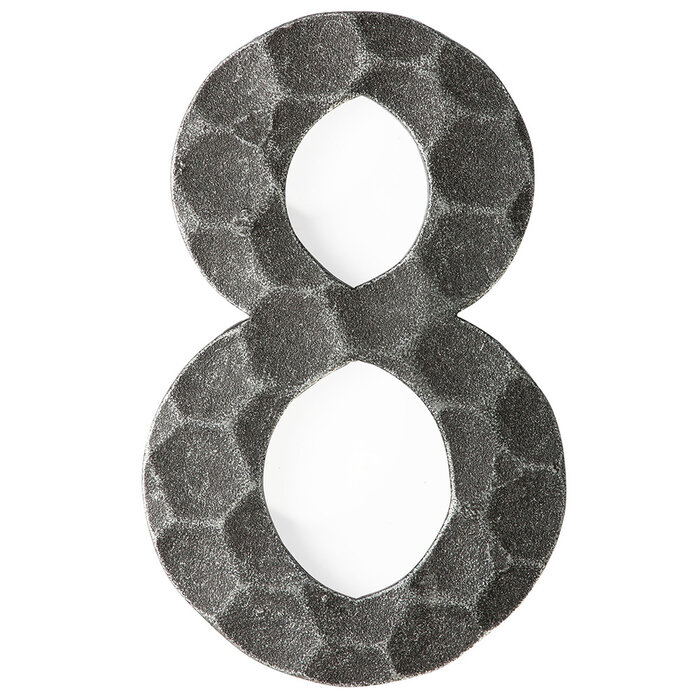 HALCO Numéros de maison HALCÖ rustiques +/- 120 mm de hauteur - Fer forgé patiné