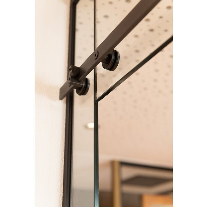 HALCO HALCÖ schuifdeur set voor glazen deuren - 50 mm  - Zwart staal