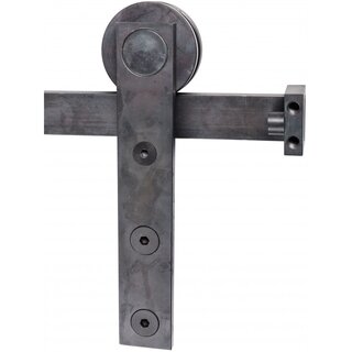 HALCO Ensemble de portes coulissantes HALCÖ pour portes en verre - 50 mm - Acier noir