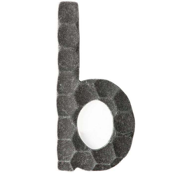 HALCO HALCÖ Hausbuchstaben rustikal +/- 70 mm hoch - Schmiedeeisen patiniert