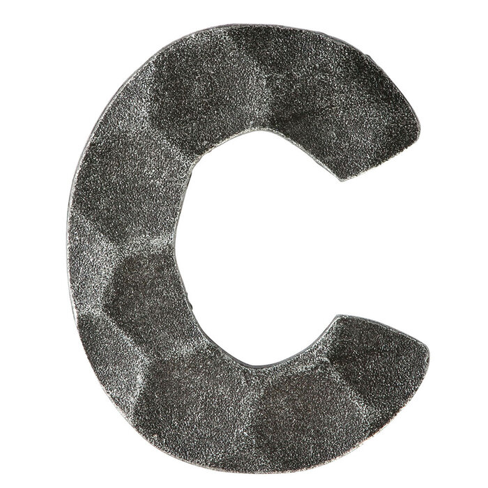 HALCO HALCÖ House letters rustic +/- 70 mm high - Wrought iron patinated