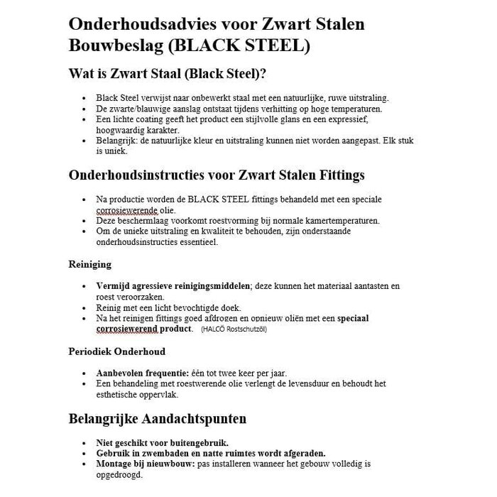 HALCO HALCÖ Schiebetürset für Glastüren - 50 mm - Rohstahl