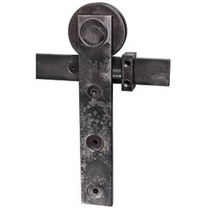 HALCO HALCÖ Schiebetürset für Glastüren - 50 mm - Rohstahl