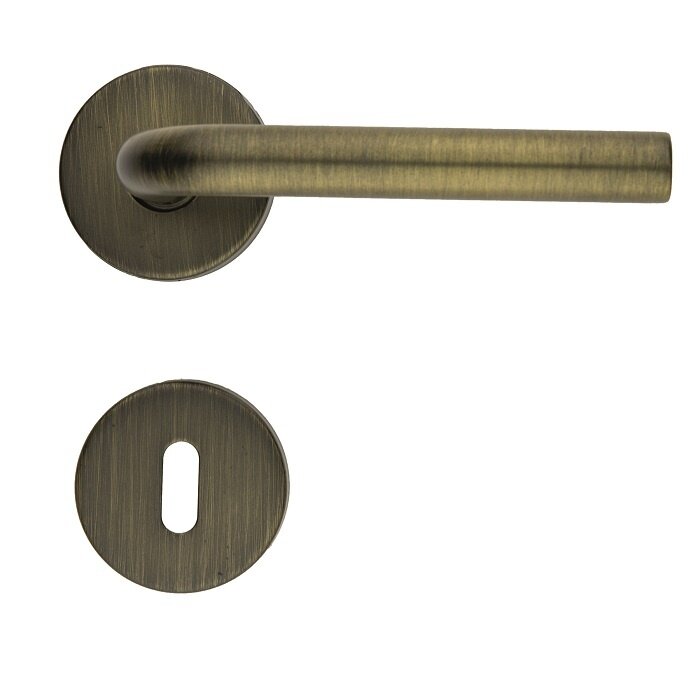 HDD Mattbronze Türgriffe L-Form 16 mm