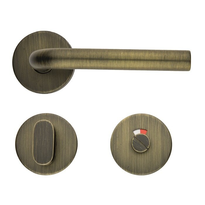 HDD Mattbronze Türgriffe L-Form 16 mm